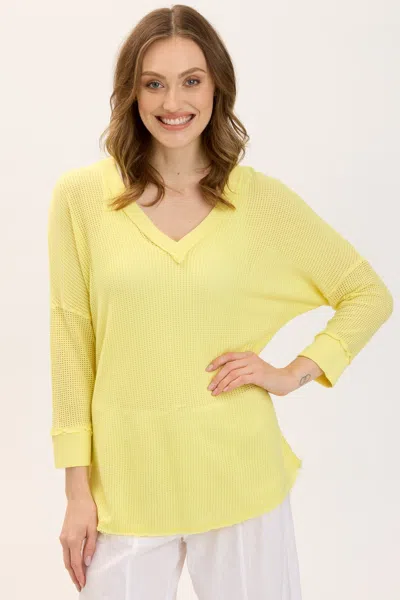 Wearables Mesh Fira Pullover In Yellow