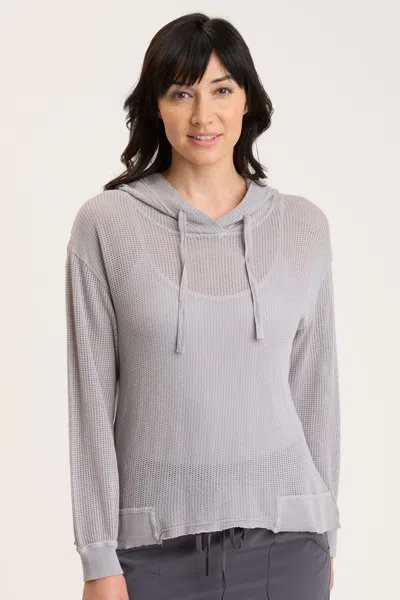 Wearables Mesh Sidel Hoodie In Grey