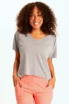Wearables Norali Poncho Top In Grey