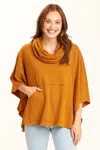 Wearables Paige Poncho In Yellow