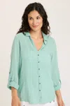 Wearables Porter Blouse In Green