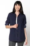 Wearables Reporter Soft Voile Button-down Blouse