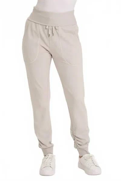 Wearables Slim Leg Jogger Pants In Stone In Neutral