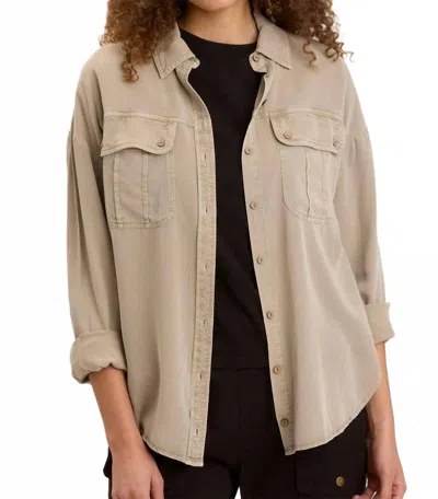 Wearables Smithson Button Up Shirt In Tanglewood Pigment In Brown