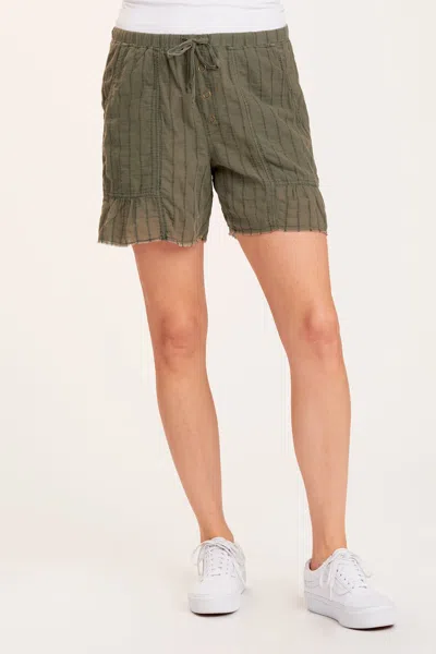 Wearables Striped Jocia Short In Green