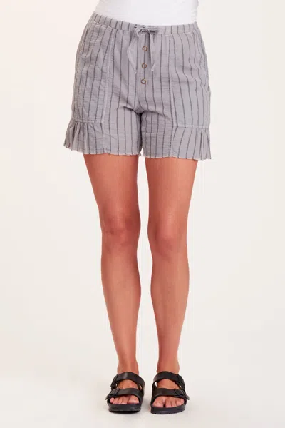 Wearables Striped Jocia Short In Grey