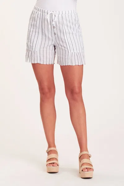 Wearables Striped Jocia Short In White