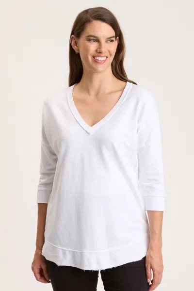 Wearables Terry Fira Pullover In White