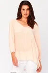 Wearables The Voile Honest Top In Pink