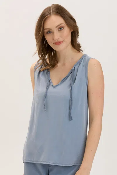 Wearables Twill Antoine Tank In Blue