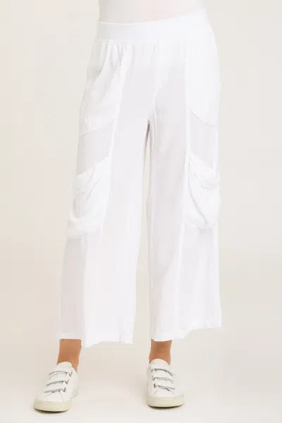 Wearables Twill Faulkner Crop In White