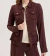 Wearables Twill Safari Jacket In Sarsparilla