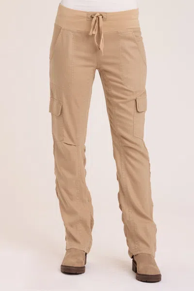 Wearables Twill Scrunch Leg Cargo In Neutral