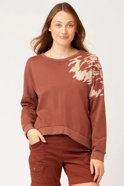 Wearables Twister Pullover In Red