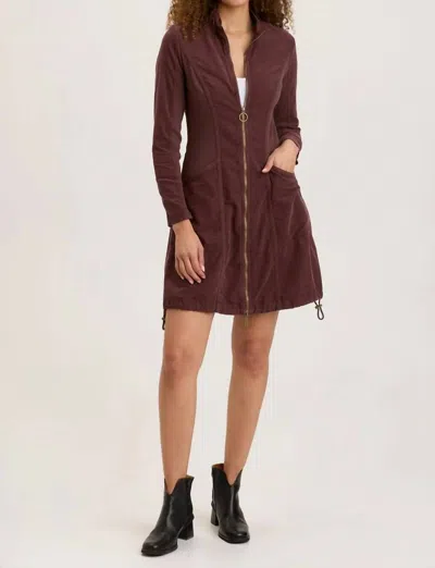 Wearables Uzma Jacket Dress In Sarsaparilla
