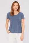 Wearables Vincie Burnout Tee In Blue