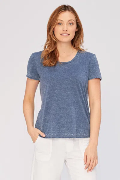 Wearables Vincie Burnout Tee In Blue
