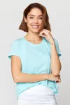 Wearables Vincie Burnout Tee In Blue