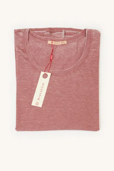 Wearables Vincie Burnout Tee In Red