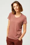 Wearables Vincie Burnout Tee In Red
