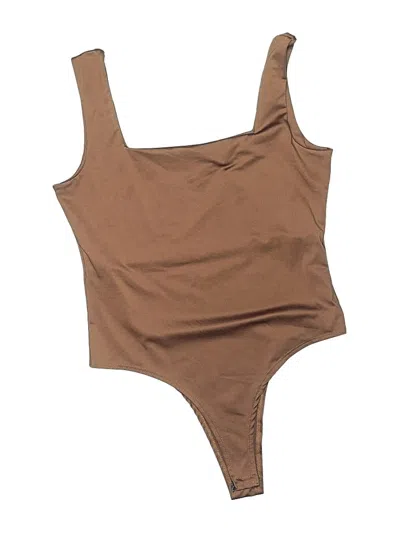 Pre-owned Wearever Bodysuit In Brown