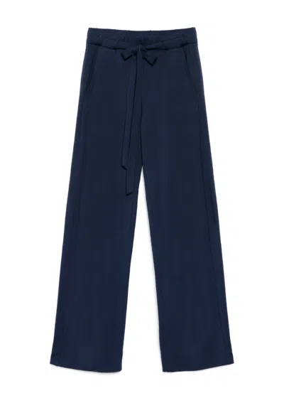 Weartwo London Blue Goddess Wide Leg Trousers, Navy