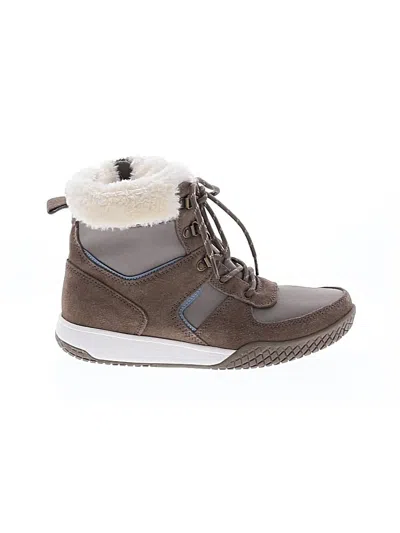Pre-owned Weatherproof Ankle Boots In Brown
