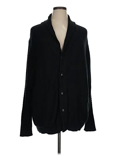 Pre-owned Weatherproof Cardigan Sweater In Black