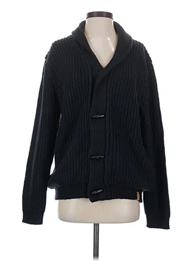 Pre-owned Weatherproof Cardigan Sweater In Black