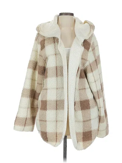 Pre-owned Weatherproof Cardigan Sweater In Brown