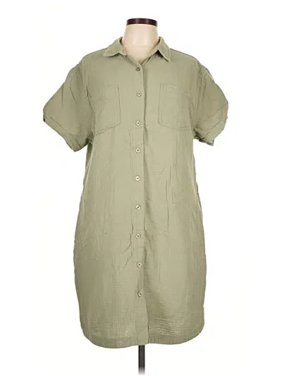 Pre-owned Weatherproof Casual Dress In Green
