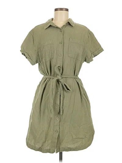 Pre-owned Weatherproof Casual Dress In Green