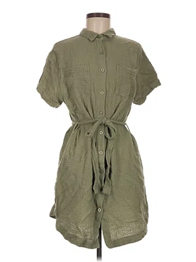 Pre-owned Weatherproof Casual Dress In Green