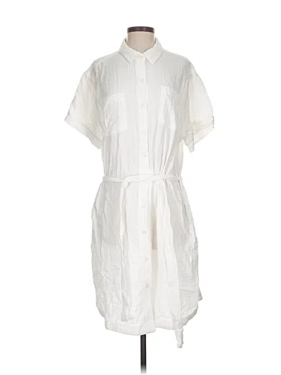 Pre-owned Weatherproof Casual Dress In White