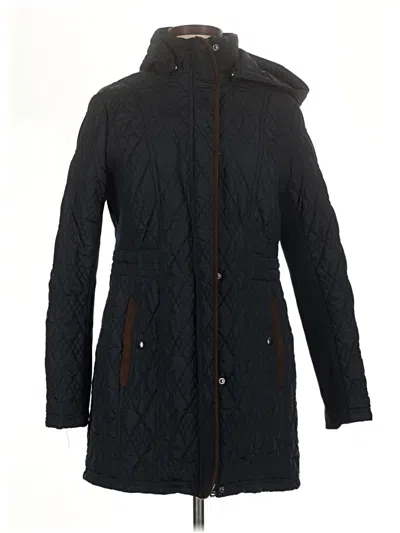 Pre-owned Weatherproof Coat In Black