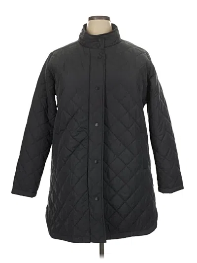 Pre-owned Weatherproof Coat In Black