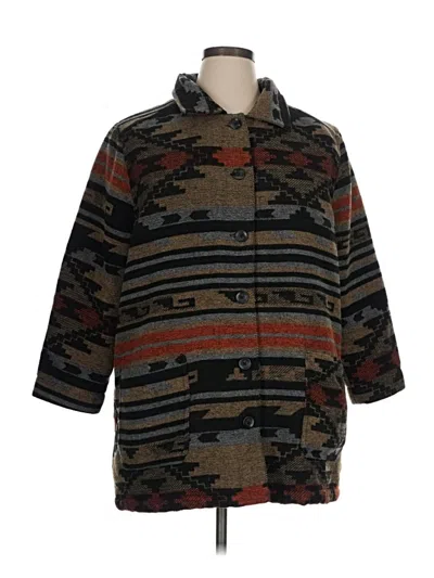 Pre-owned Weatherproof Coat In Brown