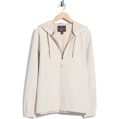 Weatherproof ® Corduroy Full Zip Hooded Jacket In White