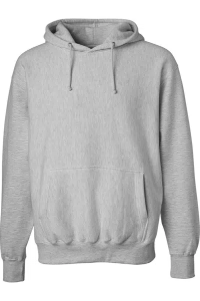 Weatherproof Cross Weave Hooded Sweatshirt In Grey