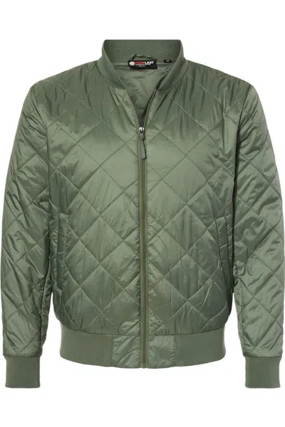 Weatherproof Heatlast Quilted Packable Bomber In Green