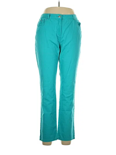 Pre-owned Weatherproof Jeggings In Teal