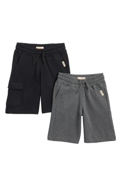 Weatherproof ® Kids' 2-pack Fleece Shorts In Black