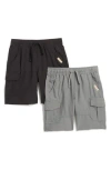 Weatherproof ® Kids' 2-pack Tech Shorts In Black