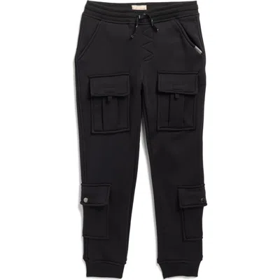 Weatherproof ® Kids' Fleece Cargo Joggers In Black