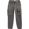 Weatherproof ® Kids' Fleece Cargo Joggers In Gray