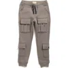 Weatherproof ® Kids' Fleece Cargo Joggers In Gray