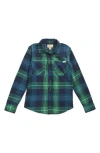 Weatherproof ® Kids' Plaid Cotton Flannel Button-up Shirt In Multi