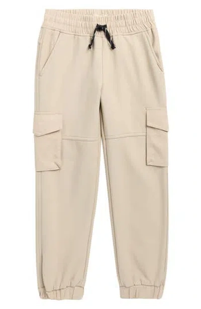 Weatherproof ® Kids' Tech Fleece Cargo Joggers In Neutral