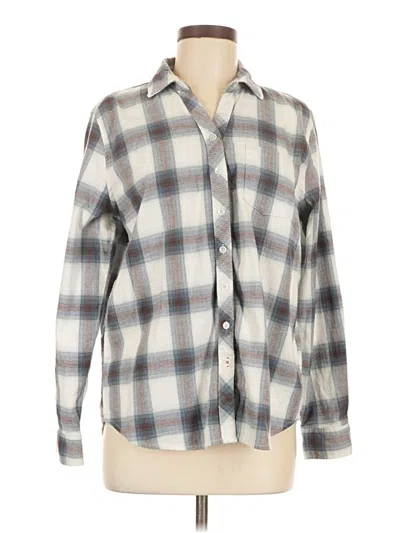 Pre-owned Weatherproof Long Sleeve Button Down Shirt In Blue