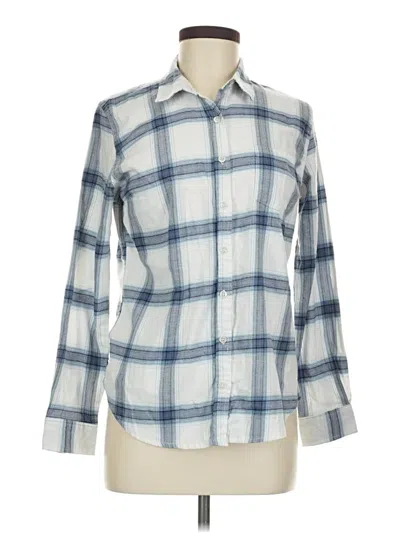 Pre-owned Weatherproof Long Sleeve Button Down Shirt In Blue
